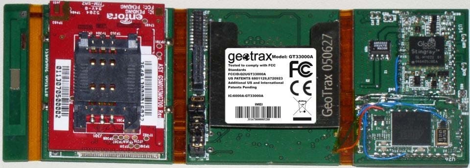 GSM Multi-Band Self-Contained GPS/Beacon Device - FCC ID Q2UGT33000A - GeoTrax Protection LLC