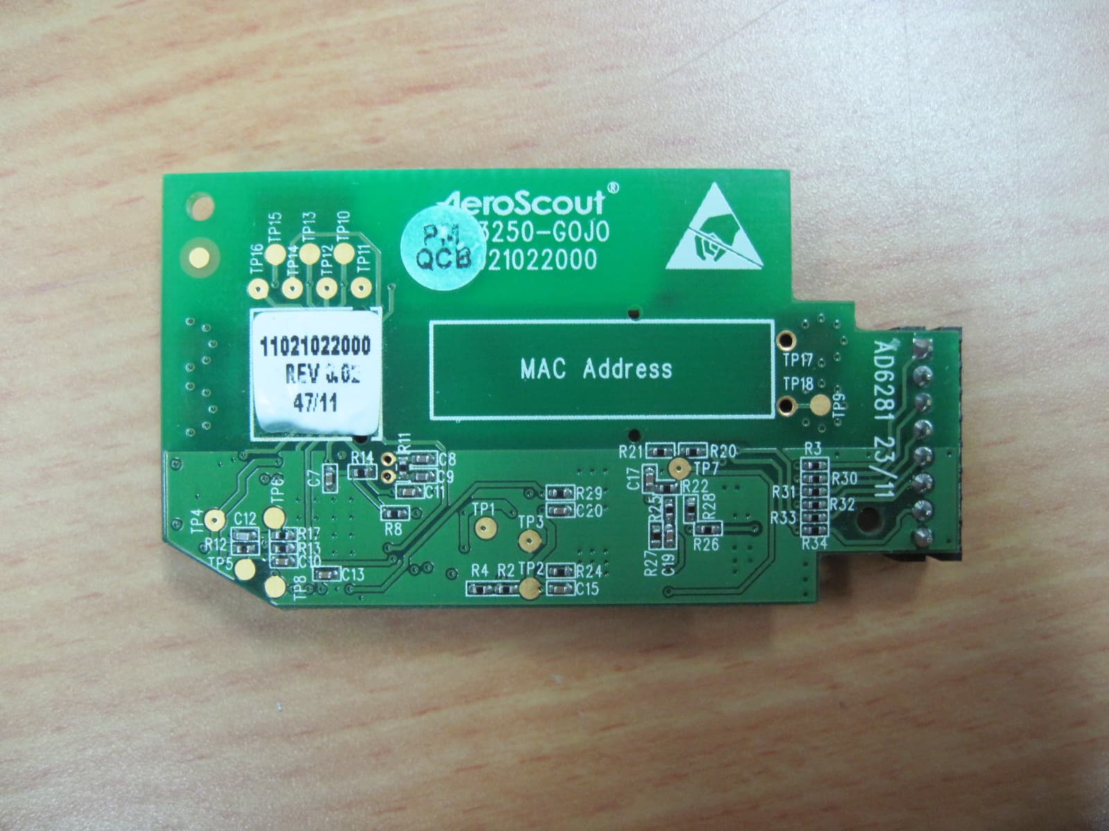 HAND HYGIENE INTEGRATED EXCITER - FCC ID Q3HEX3300 - AeroScout (4)