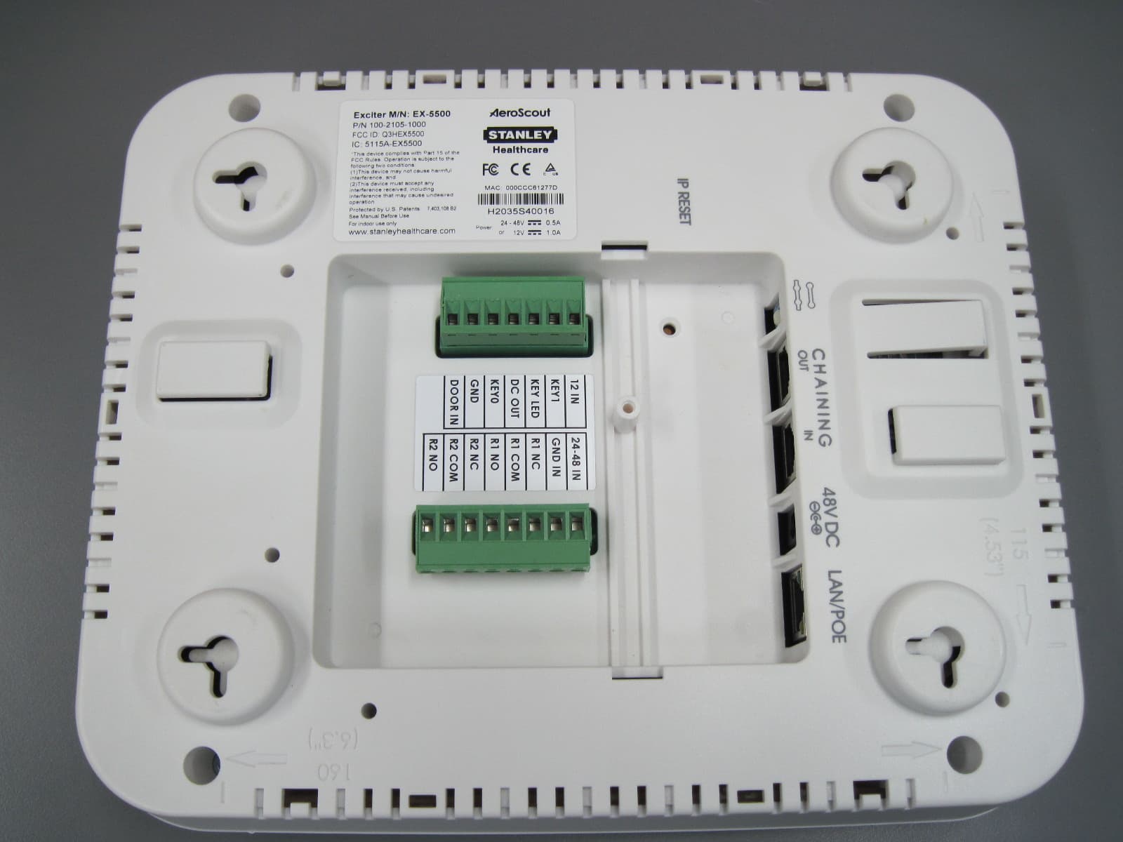 AeroScout LF Exciter with Internal Wi-Fi Receiver - FCC ID Q3HEX5500 - AeroScout (1)