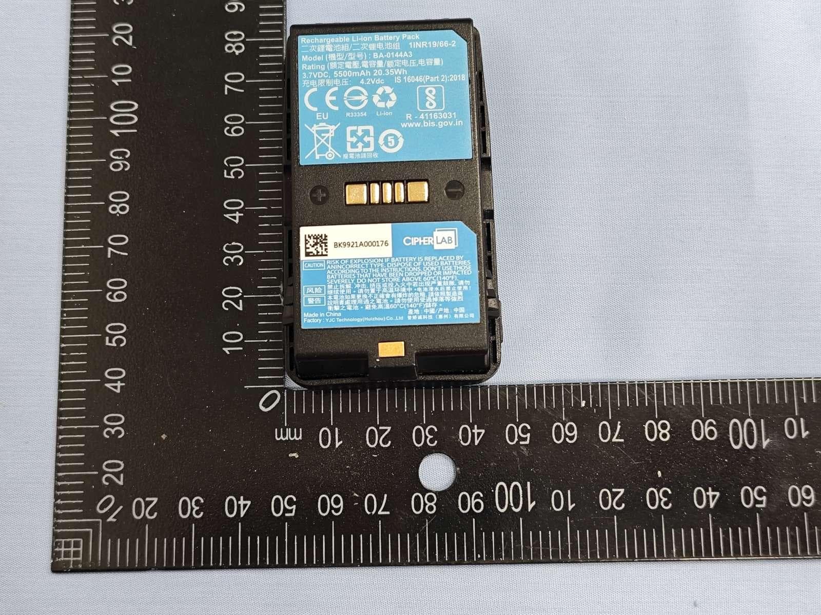 Mobile Computer - FCC ID Q3N-RK96 - CipherLab Co., Ltd.
