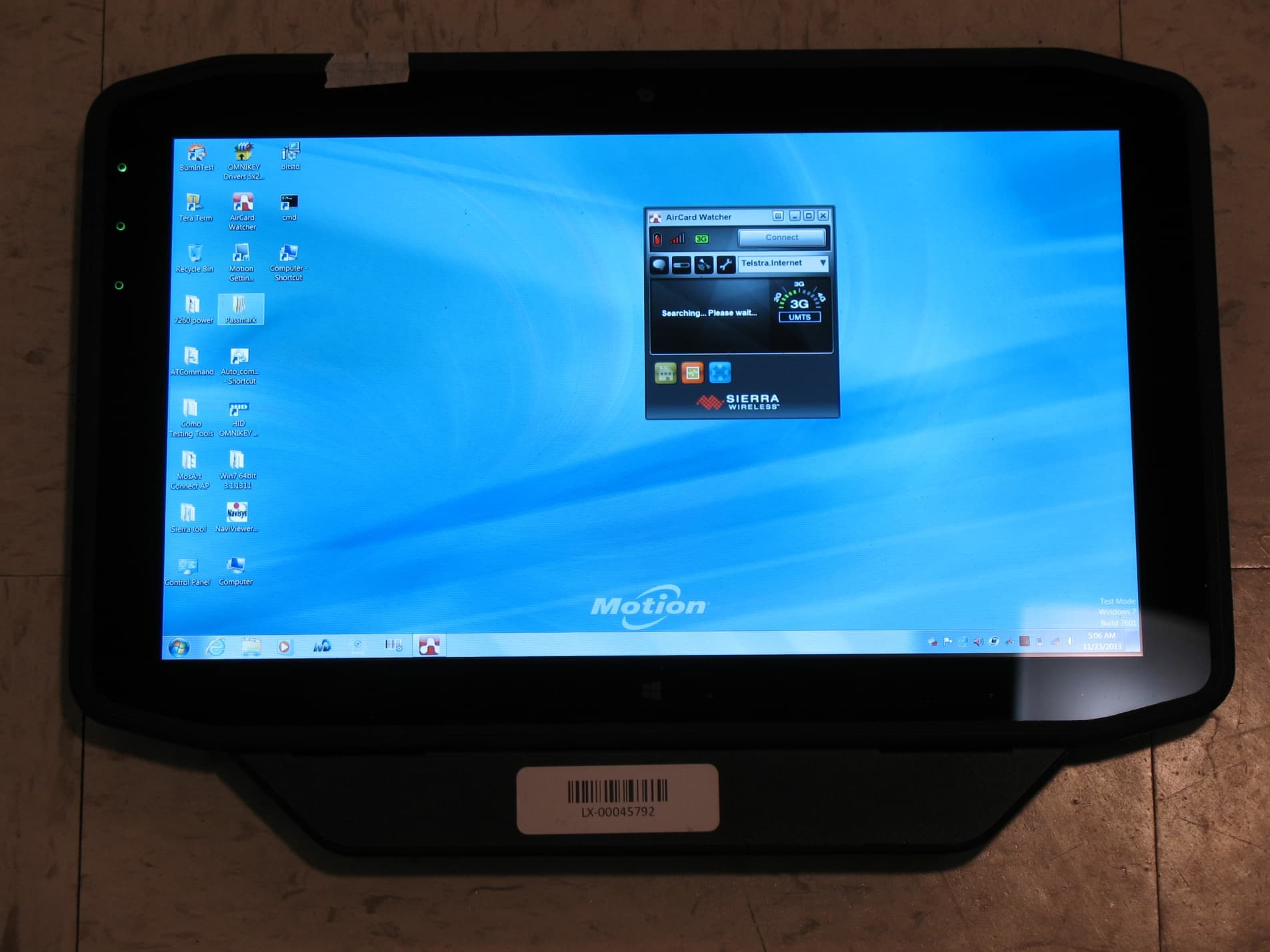 RFID Tag Reader - FCC ID Q3QHOK6321 - Xplore Technologies Corp of America