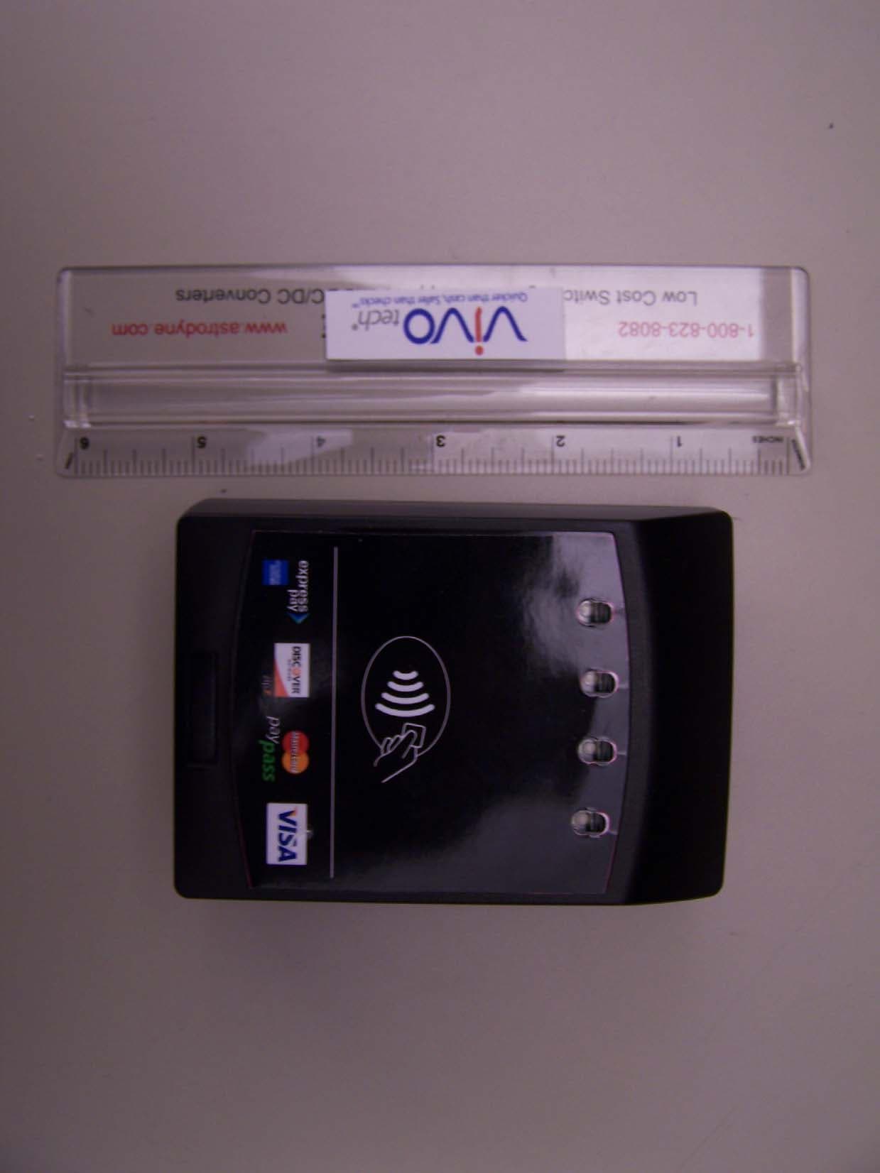 Low Power Transmitter Wireless Card Reader - FCC ID Q55VIVOPAYKIOSK - ViVOtech, Inc.