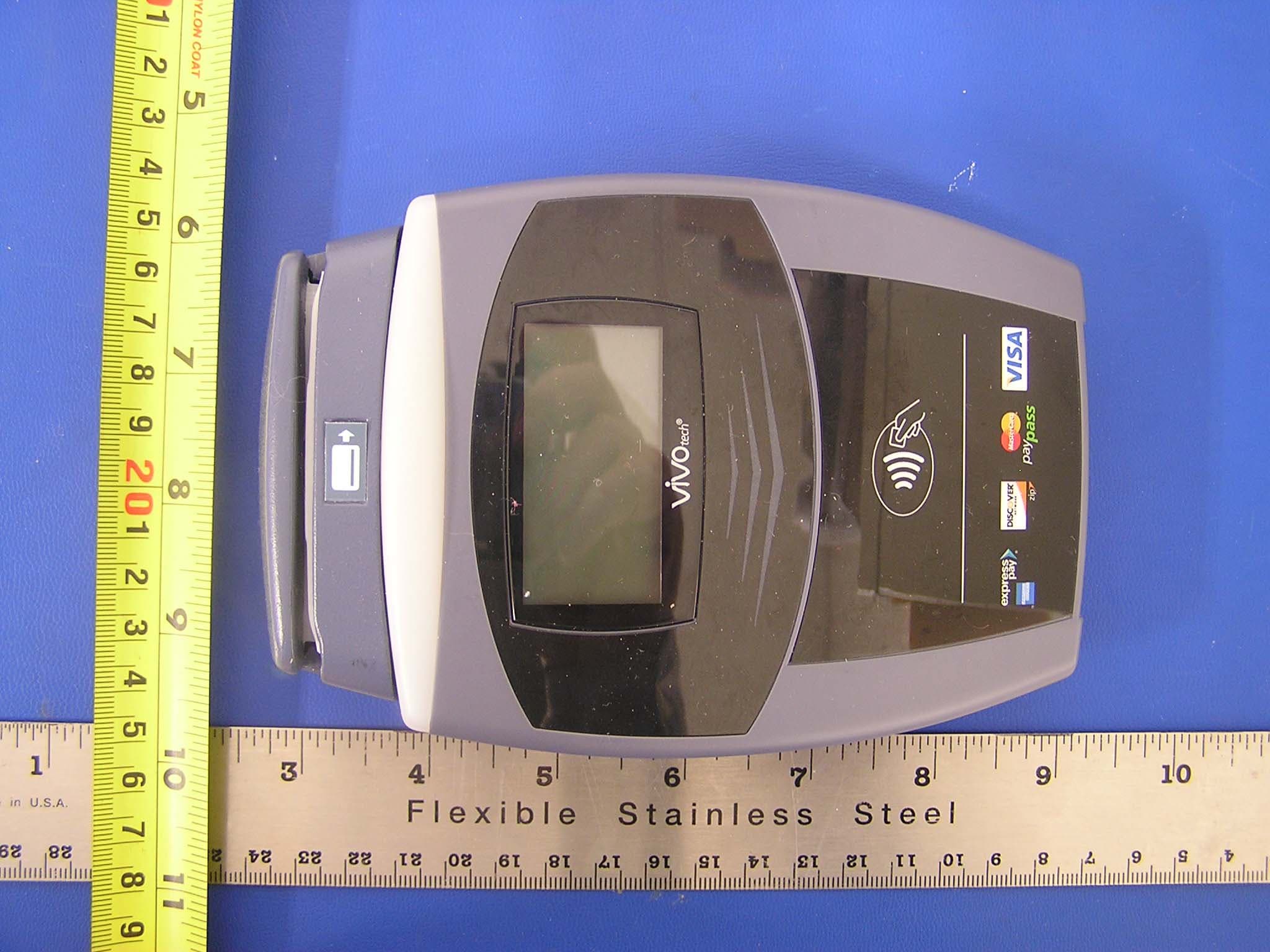 Low Power Transmitter Wireless Card Reader - FCC ID Q55VP5KAM - ViVOtech, Inc.
