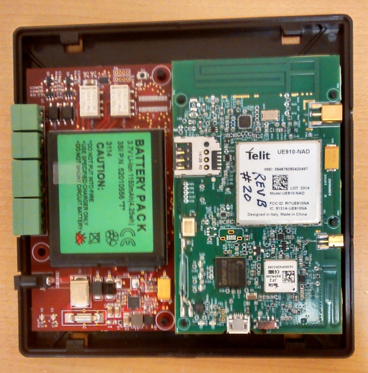 Asset Tracking and Alert Device - FCC ID Q6KAT140704A - 3Si Security Systems Inc.