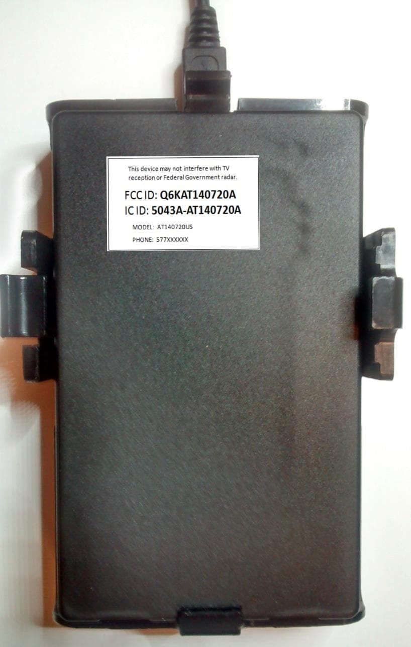 Asset Tracking and Alert Device - FCC ID Q6KAT140720A - 3Si Security Systems Inc. (2)