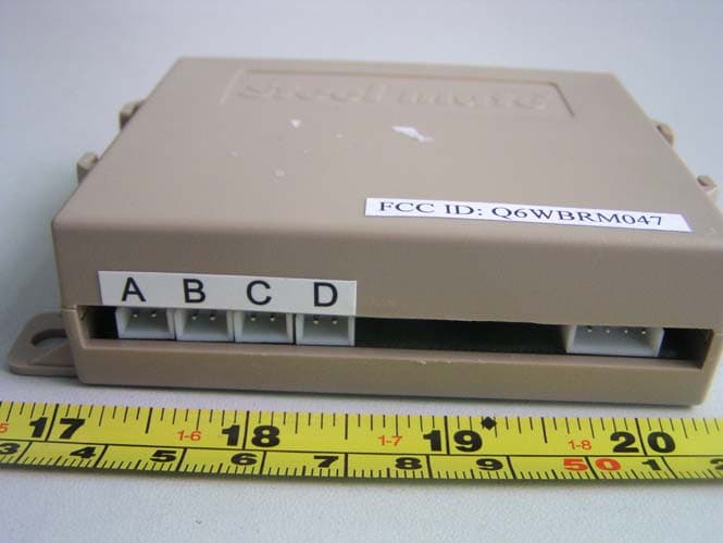 Parking Assist System - FCC ID Q6WBRM047 - STEELMATE CO., LTD.