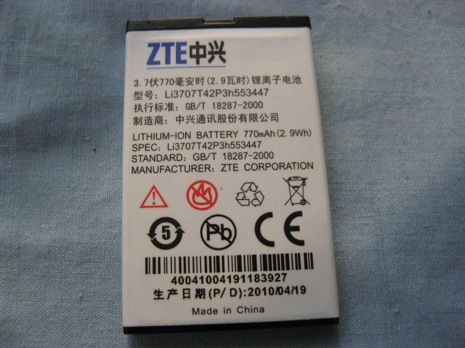 GSM Dual-Band GPRS Digital Mobile Phone - FCC ID Q78-GR620 - ZTE Corporation