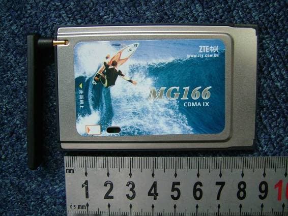 CDMA 1X  WIRELESS CARD - FCC ID Q78-MG166 - ZTE Corporation