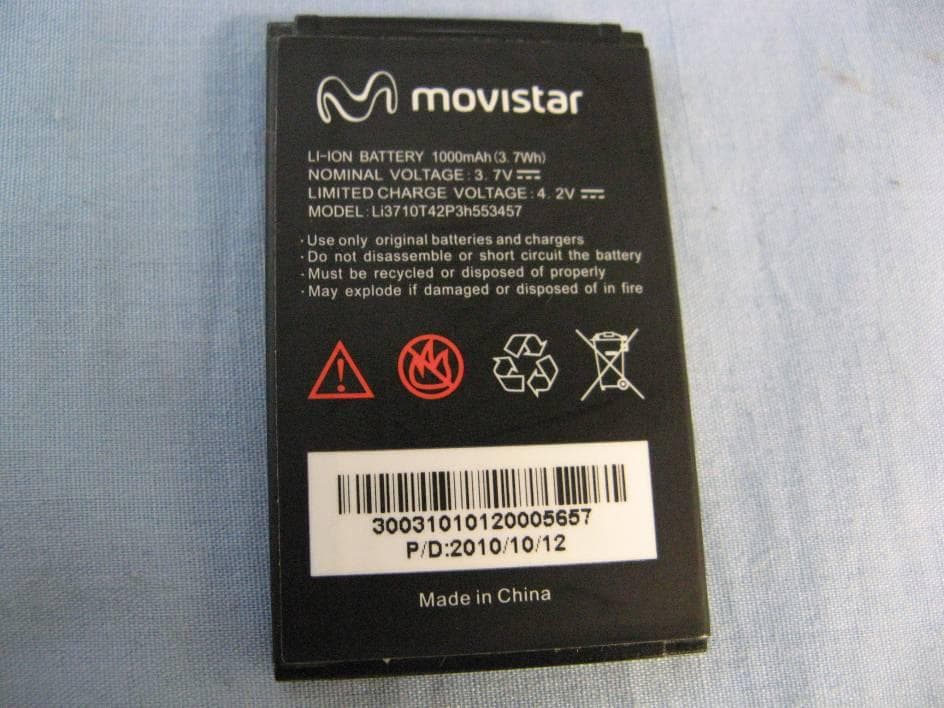 GSM Dual-band GPRS Digital Mobile Phone - FCC ID Q78-MOVISTARPULSE - ZTE Corporation