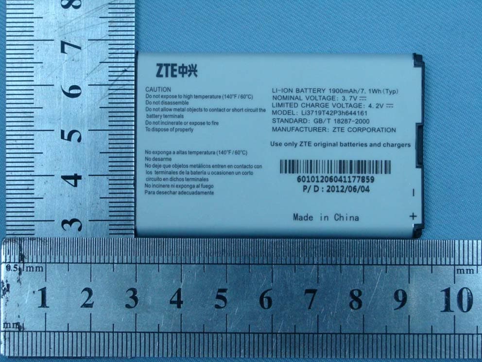 cdma2000 Digital Mobile Handset - FCC ID Q78-N8000 - ZTE Corporation