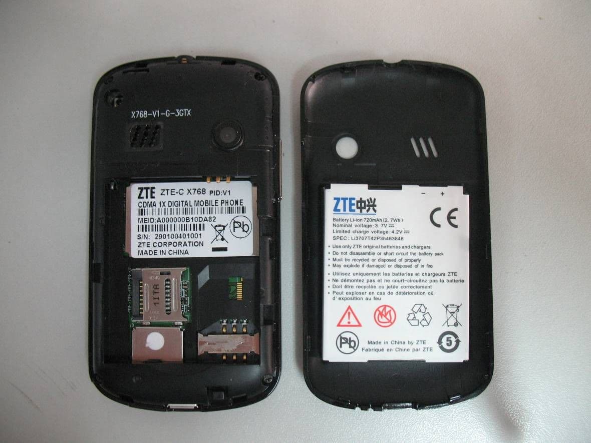 MOBILE PHONE - FCC ID Q78-X768 - ZTE Corporation