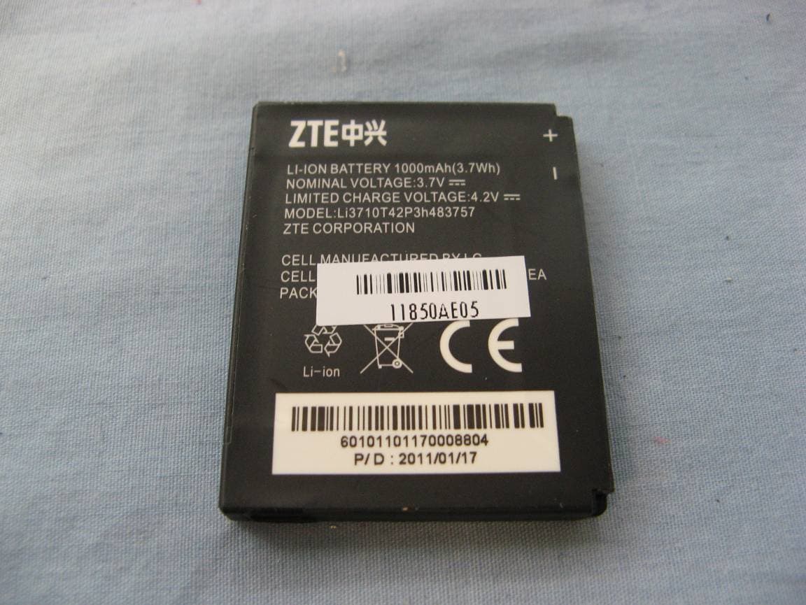 CDMA 1x Digital Mobile Phone - FCC ID Q78-ZTECF451 - ZTE Corporation (3)
