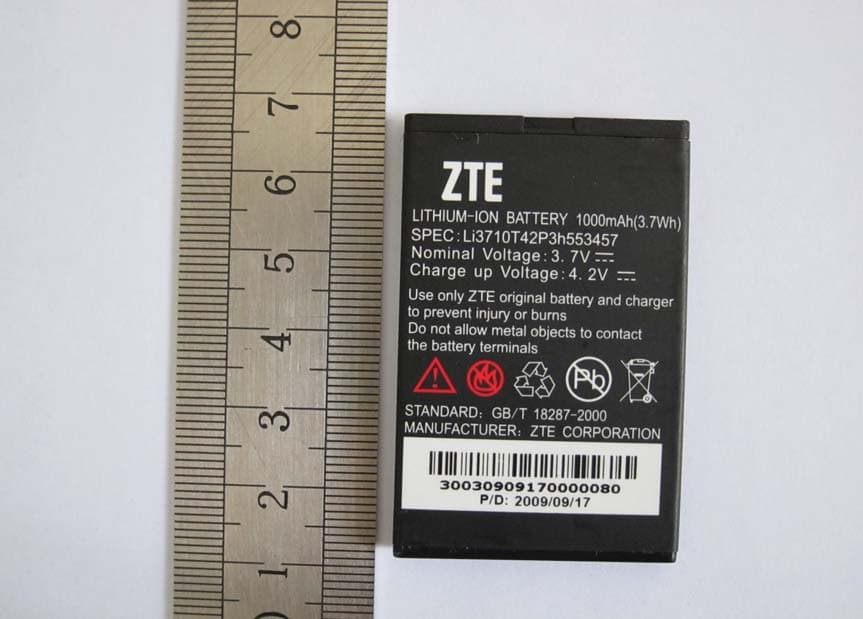 CDMA 1X Digital Mobile Phone - FCC ID Q78-ZTECS265 - ZTE Corporation