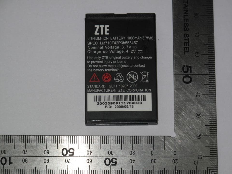CDMA2000 1X Digital Mobile Phone - FCC ID Q78-ZTECS300 - ZTE Corporation