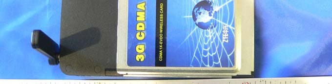 CDMA 1X-EVDO Wireless Card - FCC ID Q78-ZTEMY39 - ZTE Corporation