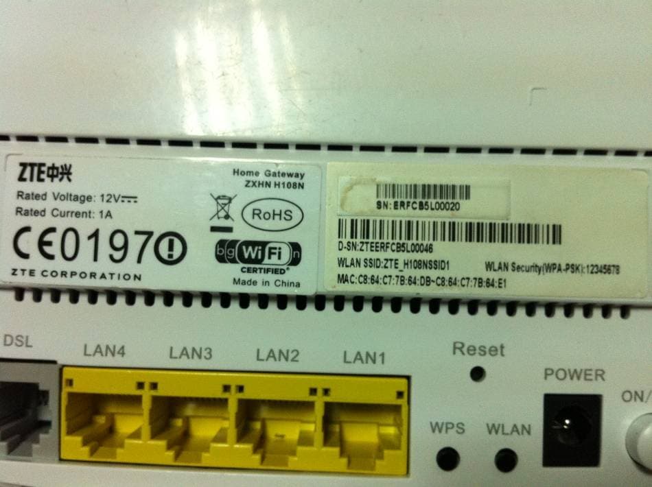 Home Gateway - FCC ID Q78-ZXHNH108N - ZTE Corporation (2)