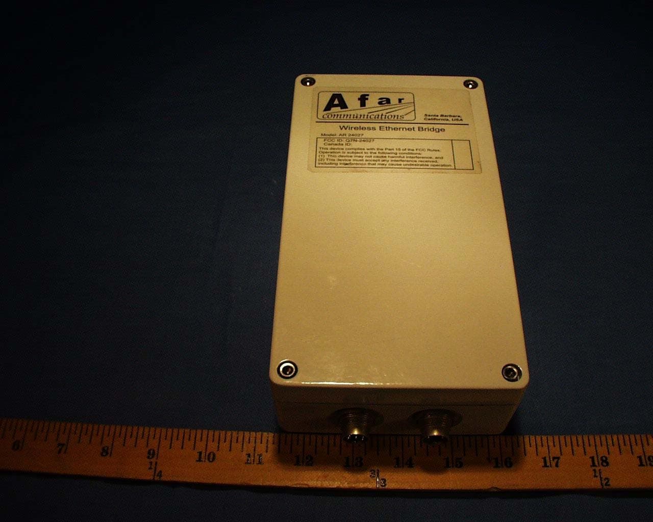 Wireless Ethernet Bridge - FCC ID Q7N-24027 - AFAR Communications, Inc (4)