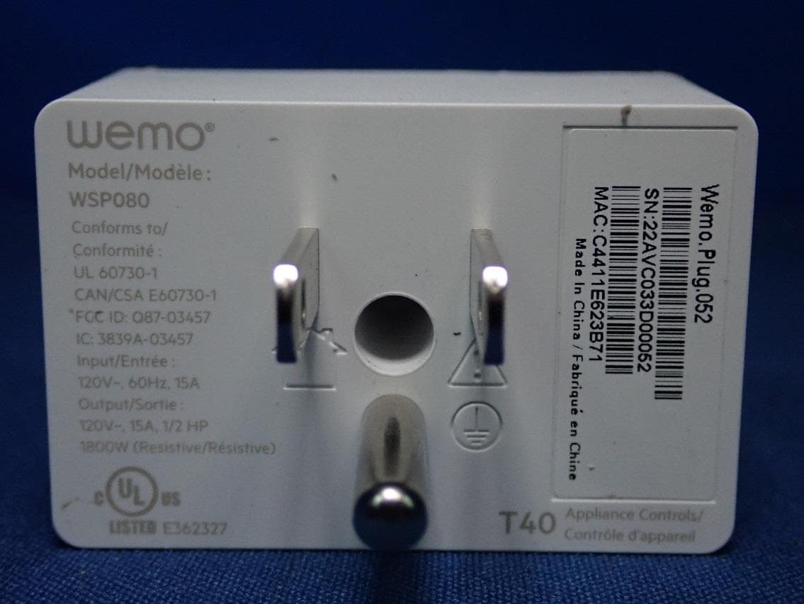 WEMO Smart Plug - FCC ID Q87-03457 - LINKSYS LLC (5)