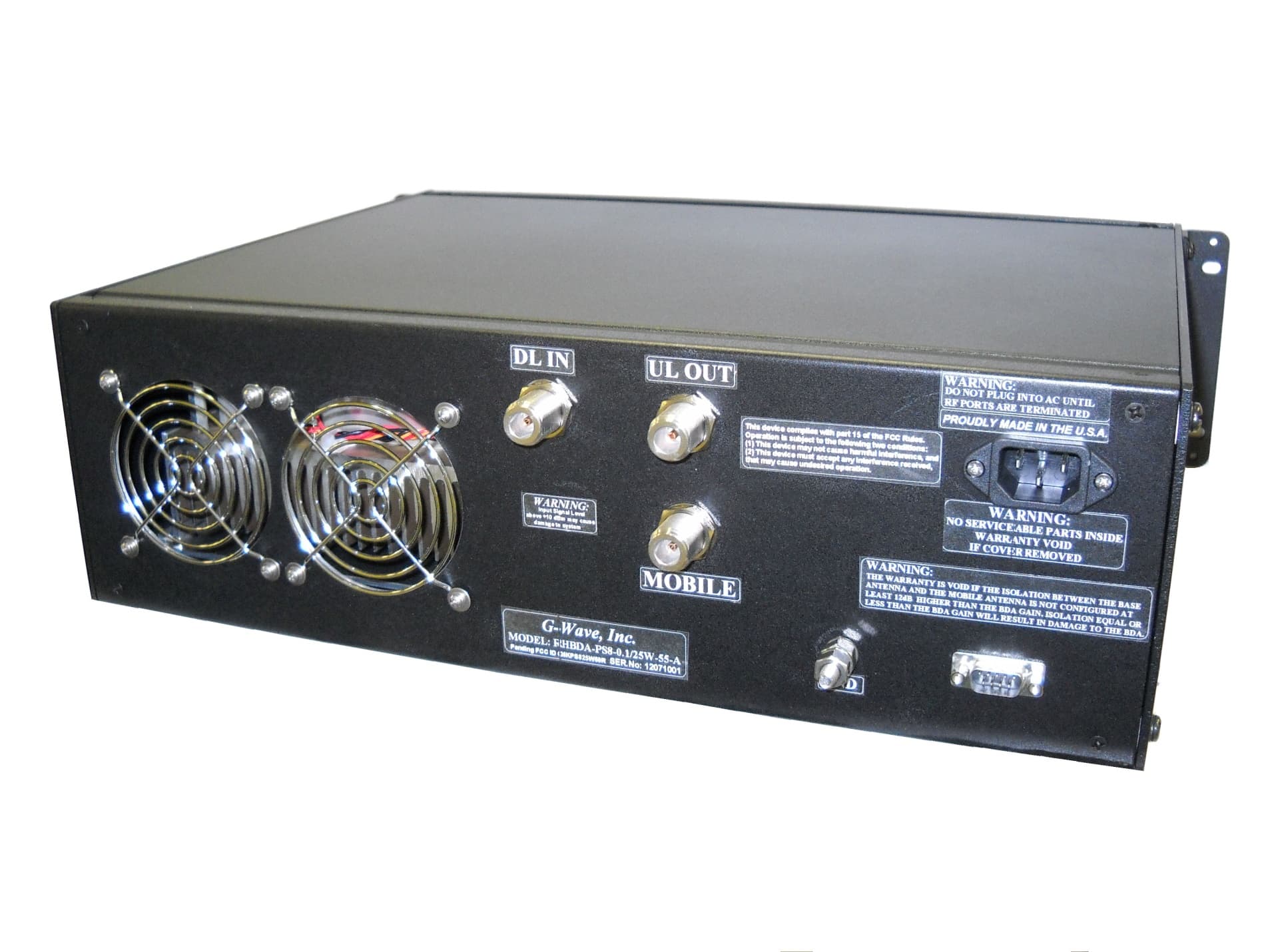Bi-Directional Amplifier - FCC ID Q8KPS825W60R - G-Way Solutions, LLC