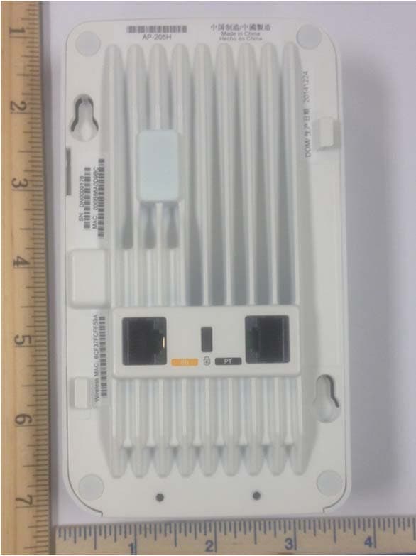 Hospitality Dual Band AP - FCC ID Q9DAPINH205 - Hewlett Packard Enterprise Company