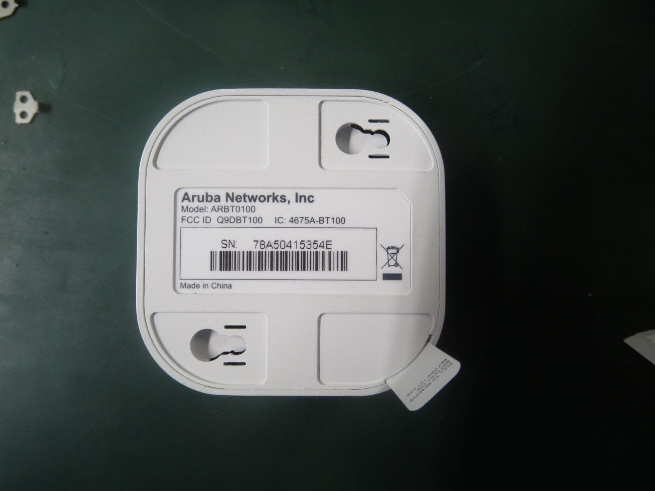 BLE Location Beacon - FCC ID Q9DBT100 - Hewlett Packard Enterprise Company (3)