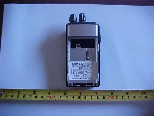 Professional FM Transceiver - FCC ID Q9FPX666 - Holzberg Communications, Inc.