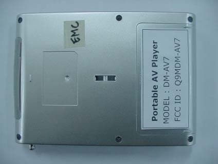 Portable Mulitmedia Player - FCC ID Q9MDM-AV7 - DM Technology Co., Ltd. (2)