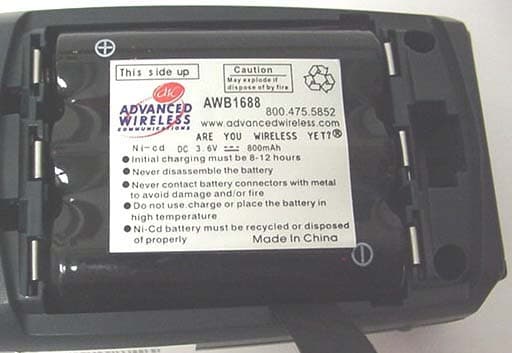 PORTABLE FM UHF PTT RADIO TRANSCEIVER - FCC ID Q9S02041688 - Northfield Telecommunications, Inc. d/b/a Advanced Wireless Communications