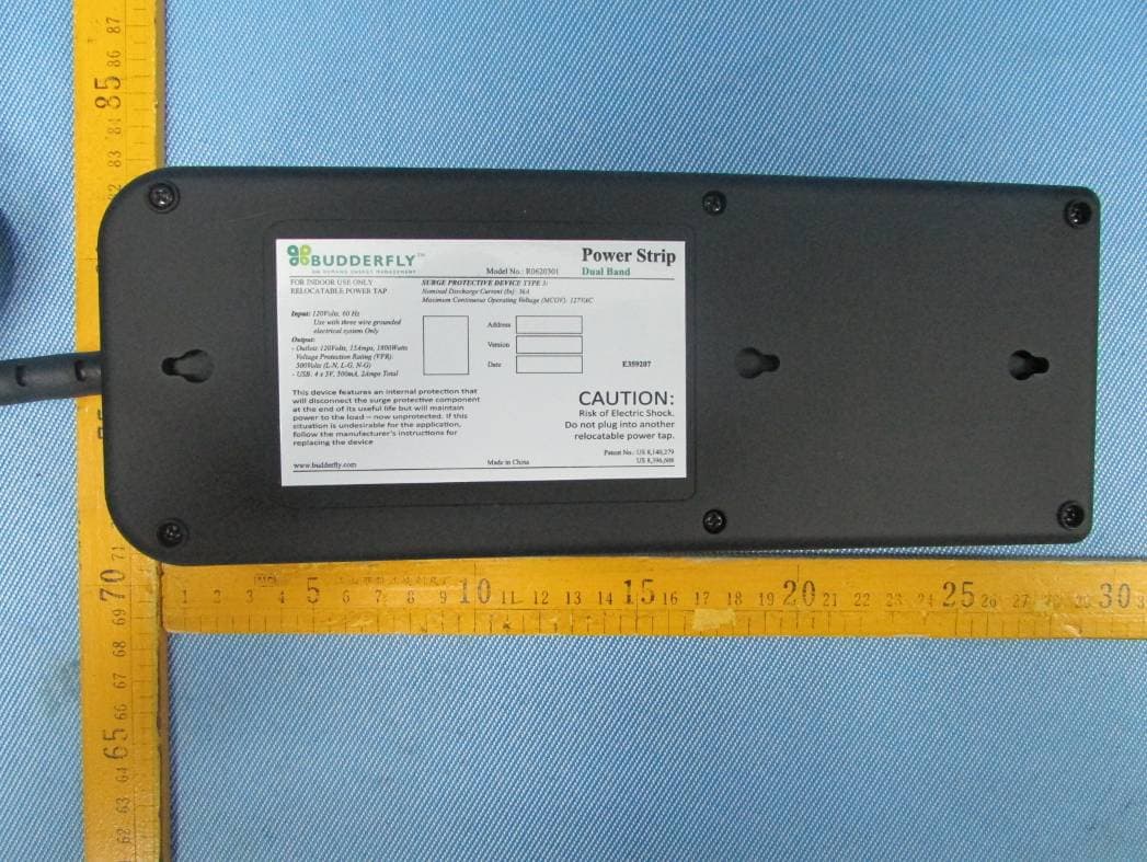BUDDERFLY POWER STRIP - FCC ID QCVR0620301 - Budderfly INC (2)
