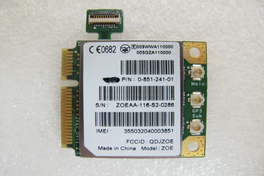 3G Data Module - FCC ID QDJZOE - Chi Mei Communication Systems, Inc.