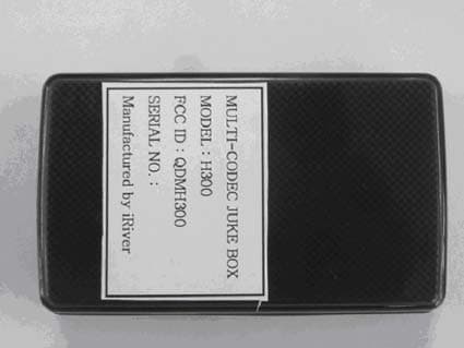 multi-codec juke box - FCC ID QDMH300 - DREAMUS COMPANY
