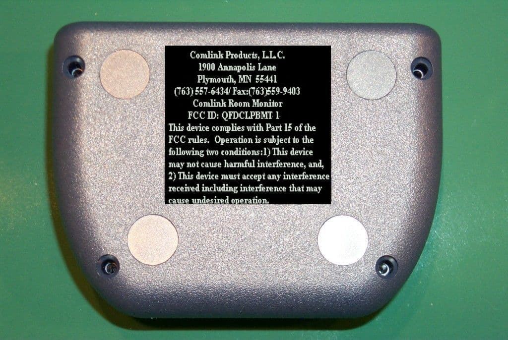 Room Monitor - FCC ID QFDCLPBMT1 - ComLink Products, L.L.C.