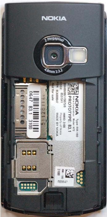 GSM 900/1800/1900 wBT - FCC ID QFXRM-180 - Microsoft Corporation