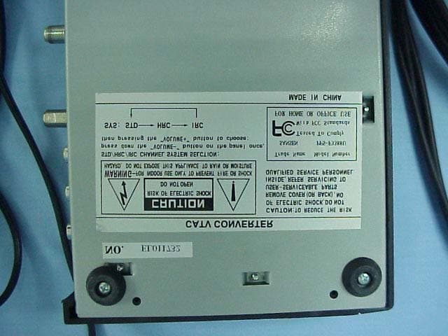CATV Converter - FCC ID QGTYT-F6688U - Zhejiang Yatai Electronics Co., Ltd.