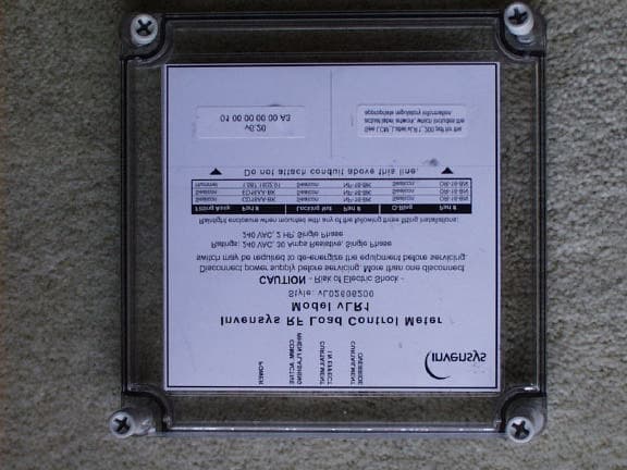 Wireless Load Control Meter - FCC ID QI2-EMSL-200 - Robertshaw Controls Company d/b/a Invensys Home Control Systems