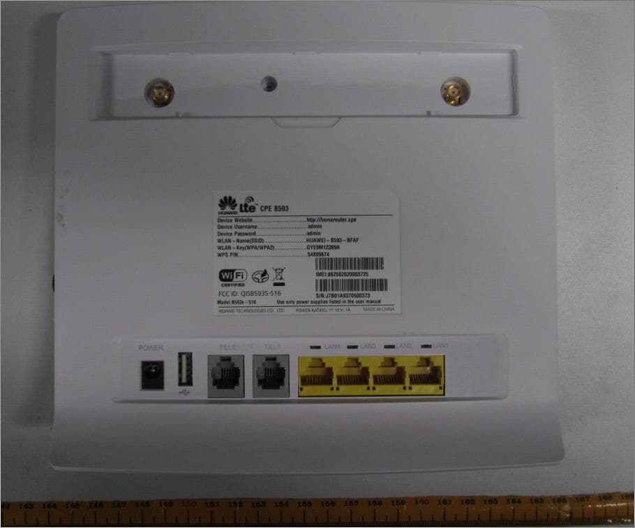 LTE CPE - FCC ID QISB593S-516 - Huawei Technologies Co.,Ltd (3)