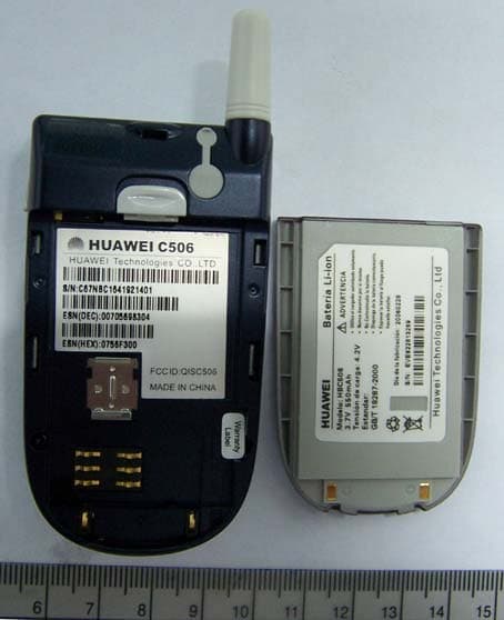 US Cellular Licensed Transmitter - FCC ID QISC506 - Huawei Technologies Co.,Ltd