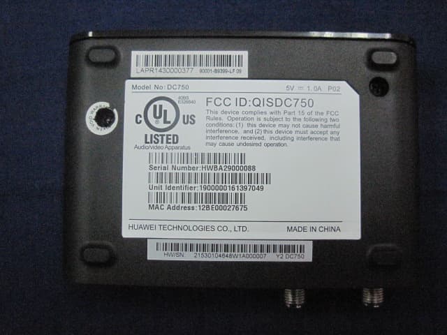 High Definition Digital Transport Adapter - FCC ID QISDC750 - Huawei Technologies Co.,Ltd (2)
