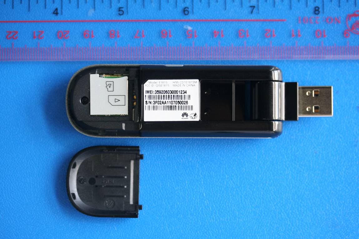 HSPA Rotatable USB Stick - FCC ID QISE1815 - Huawei Technologies Co.,Ltd