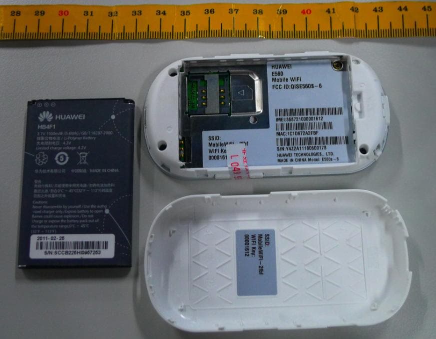 Mobile WiFi - FCC ID QISE560S-6 - Huawei Technologies Co.,Ltd