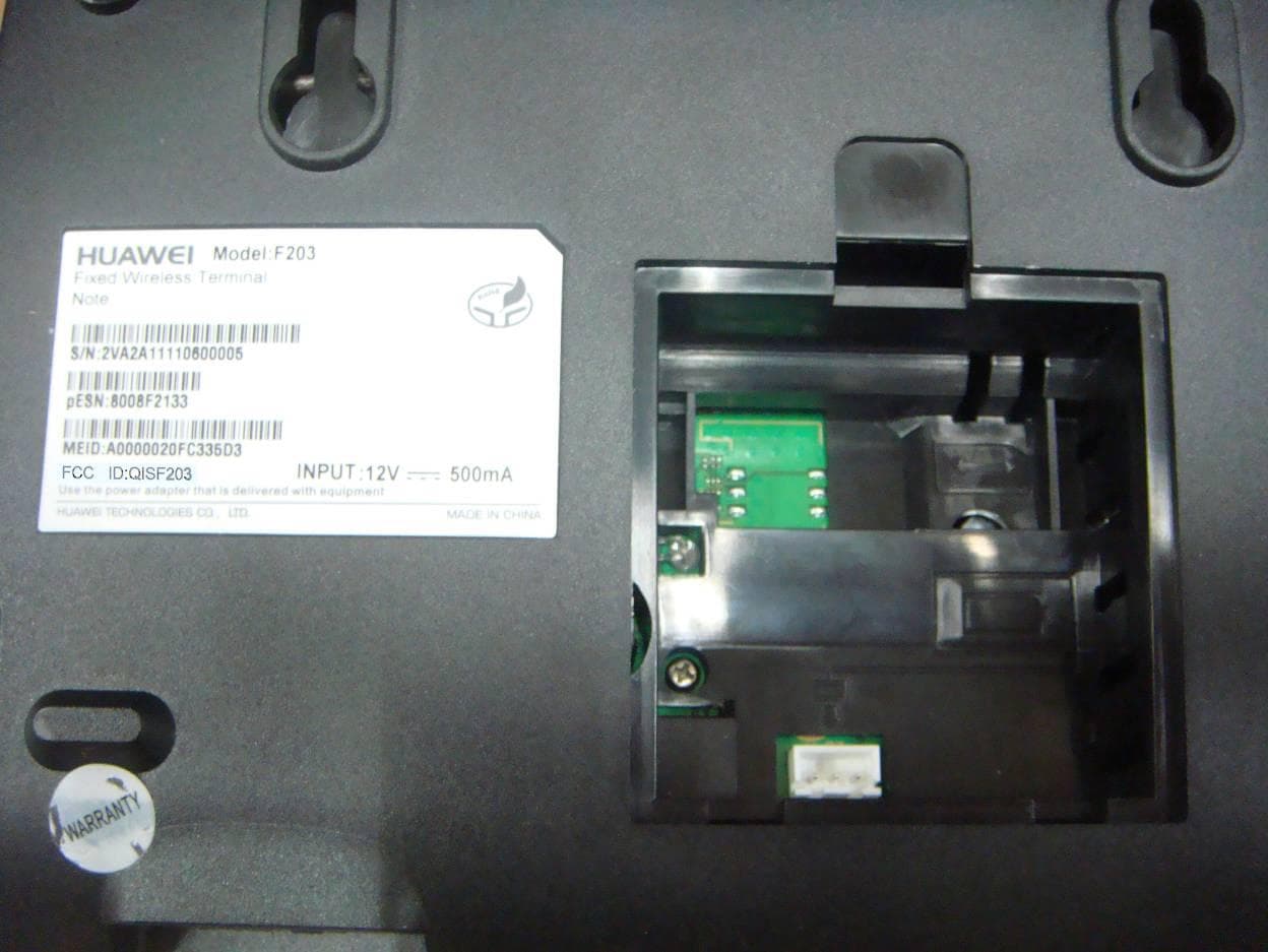 Fixed Wireless Terminal - FCC ID QISF203 - Huawei Technologies Co.,Ltd (4)