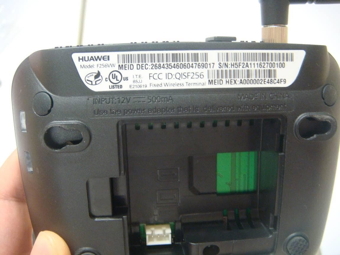 Fixed Wireless Terminal with CDMA band class 0 and class 1 - FCC ID QISF256VW - Huawei Technologies Co.,Ltd (3)