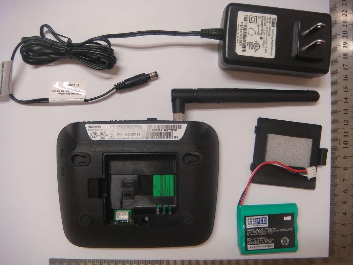 Fixed Wireless Terminal with CDMA band class 0 and class 1 - FCC ID QISF256VW - Huawei Technologies Co.,Ltd (2)