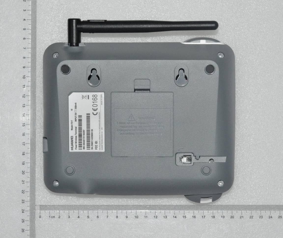 Fixed Wireless Terminal - FCC ID QISF317 - Huawei Technologies Co.,Ltd