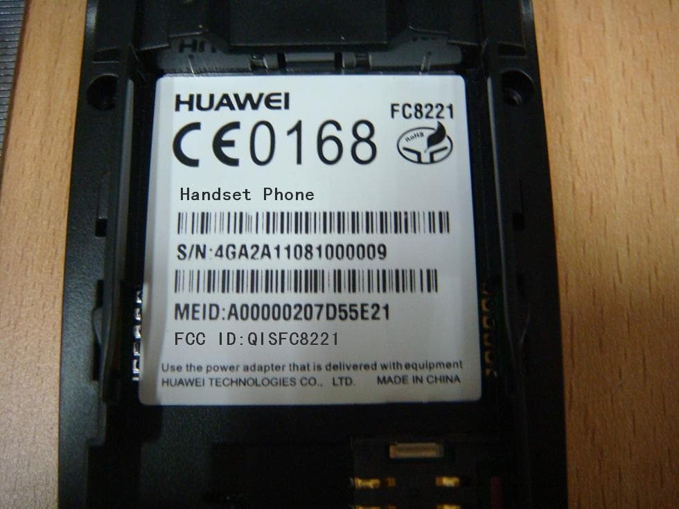 CDMA Cellular Phone - FCC ID QISFC8221 - Huawei Technologies Co.,Ltd (4)