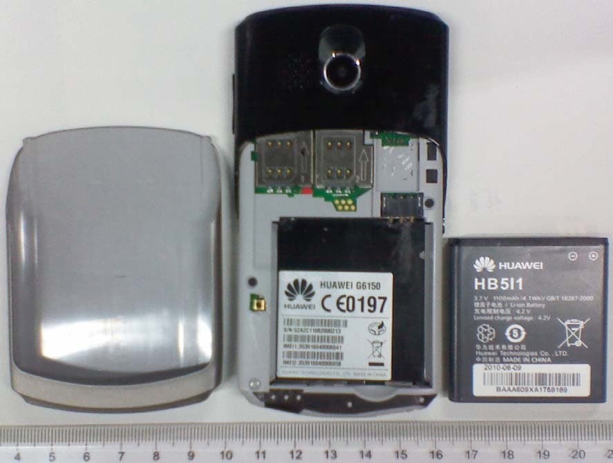 GSM Mobile Phone - FCC ID QISG6150 - Huawei Technologies Co.,Ltd