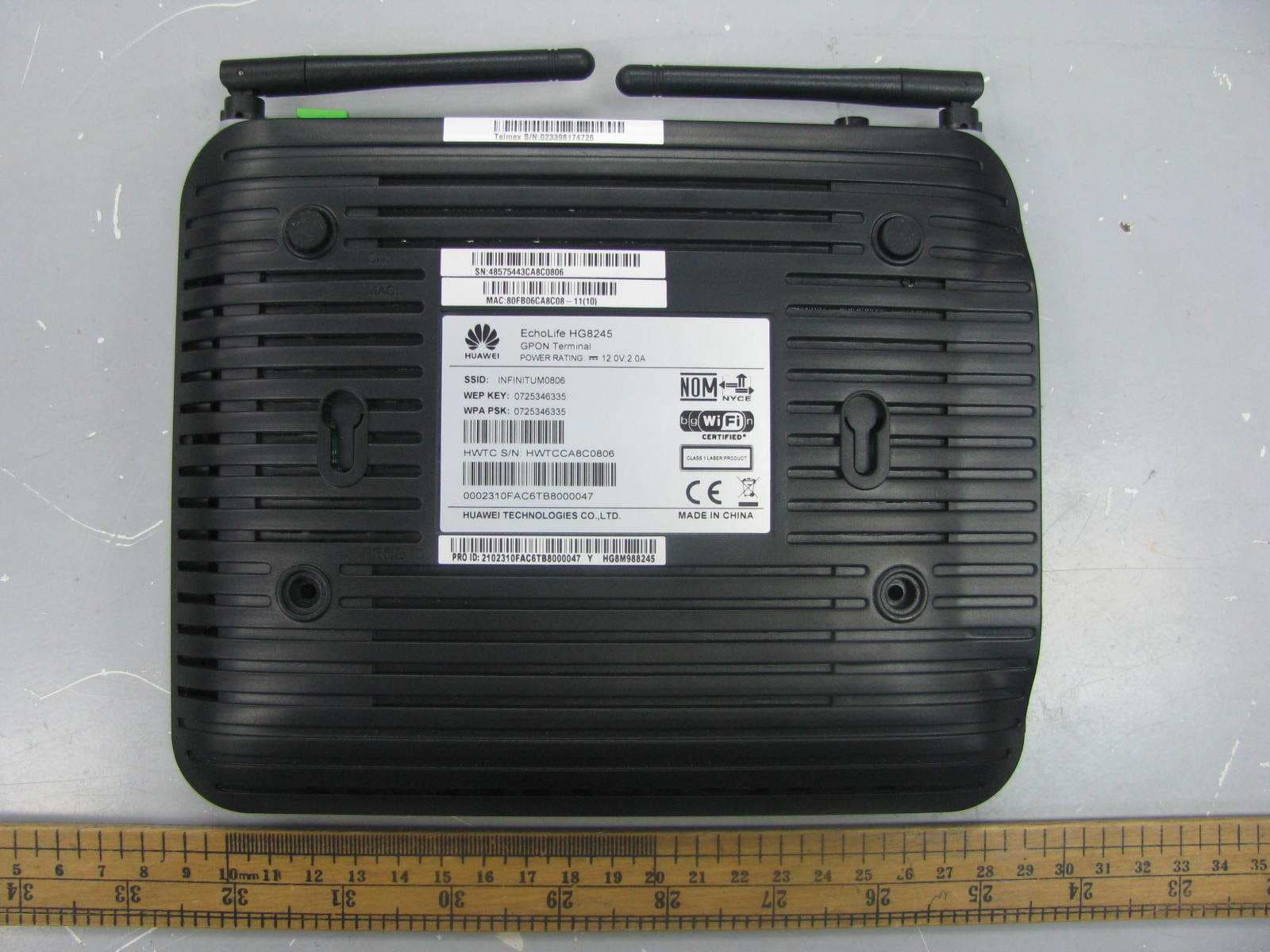 GPON Terminal - FCC ID QISHG8245 - Huawei Technologies Co.,Ltd