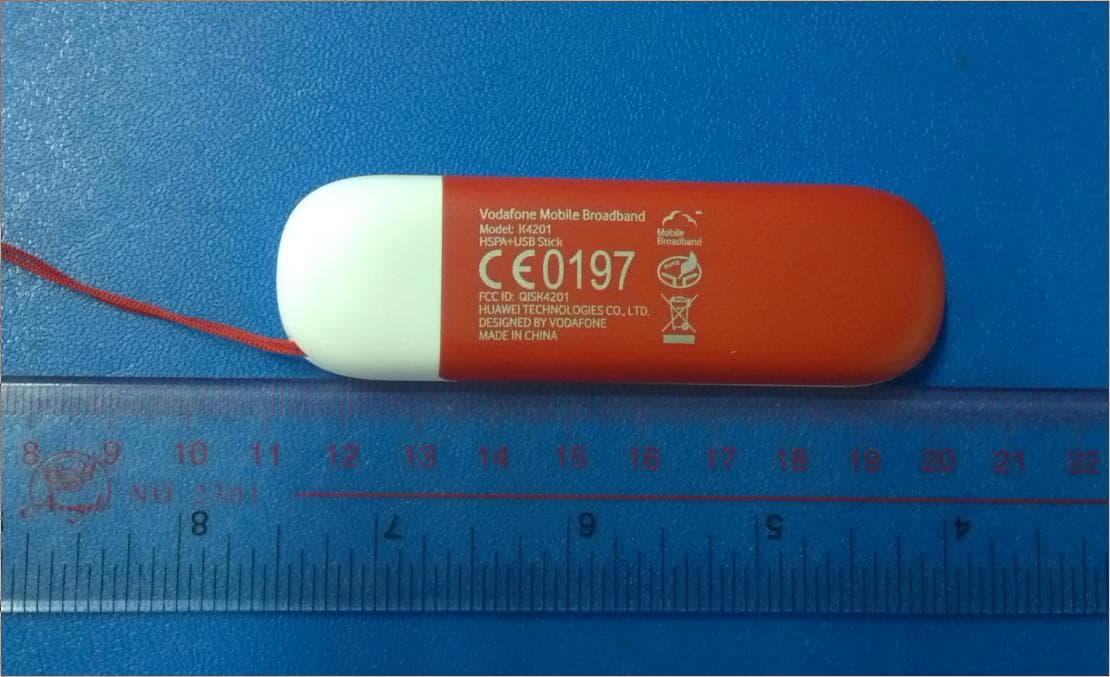 USB Stick with GSM/GPRS/EDGE850/1900 - FCC ID QISK4201 - Huawei Technologies Co.,Ltd (2)
