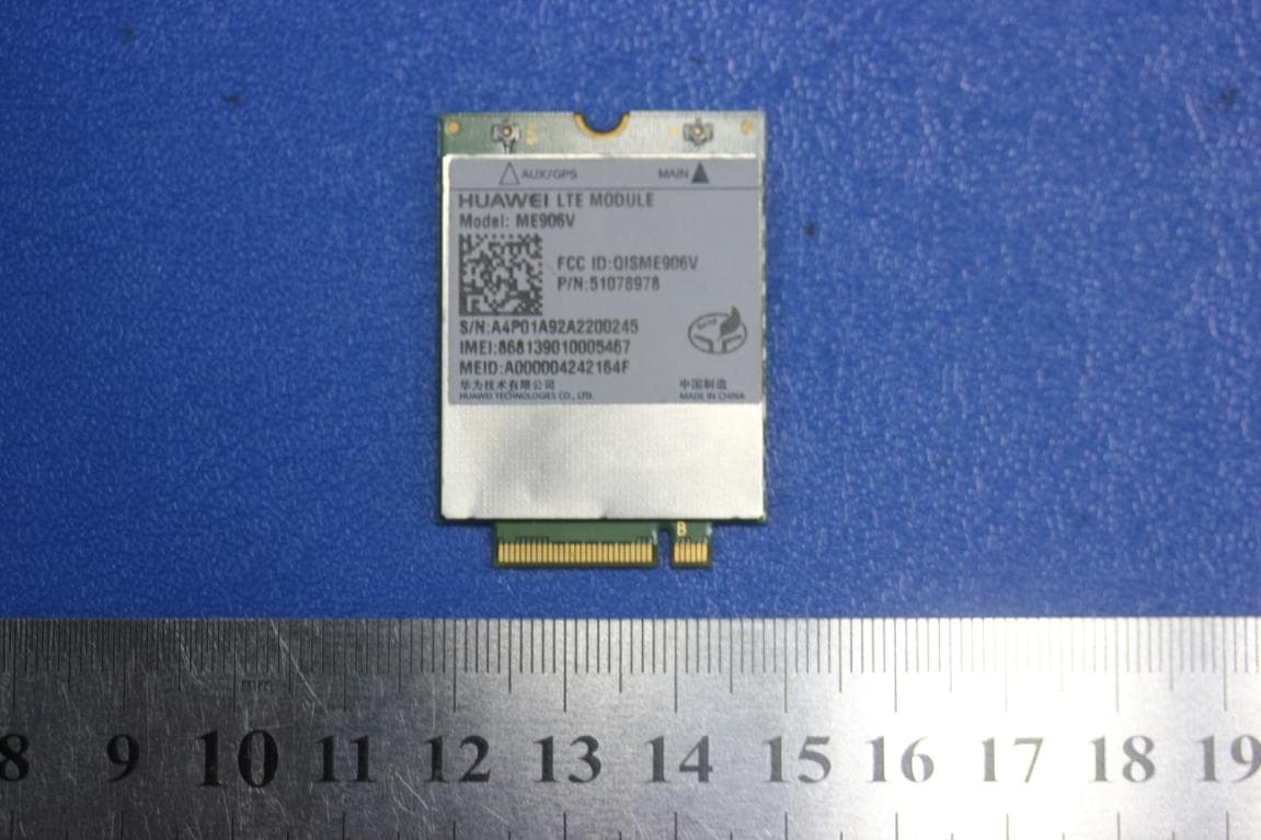 ME906V is an LTE Module which supports GSM/GPRS/EDGE850/1900, UMTS850/1900/1700, CDMA BC0, CDMA BC1, LTE Bands 2, 4, 5, 13, 17. - FCC ID QISME906V - Huawei Technologies Co.,Ltd (2)