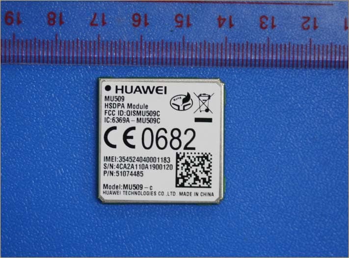 HSDPA Module - FCC ID QISMU509C - Huawei Technologies Co.,Ltd